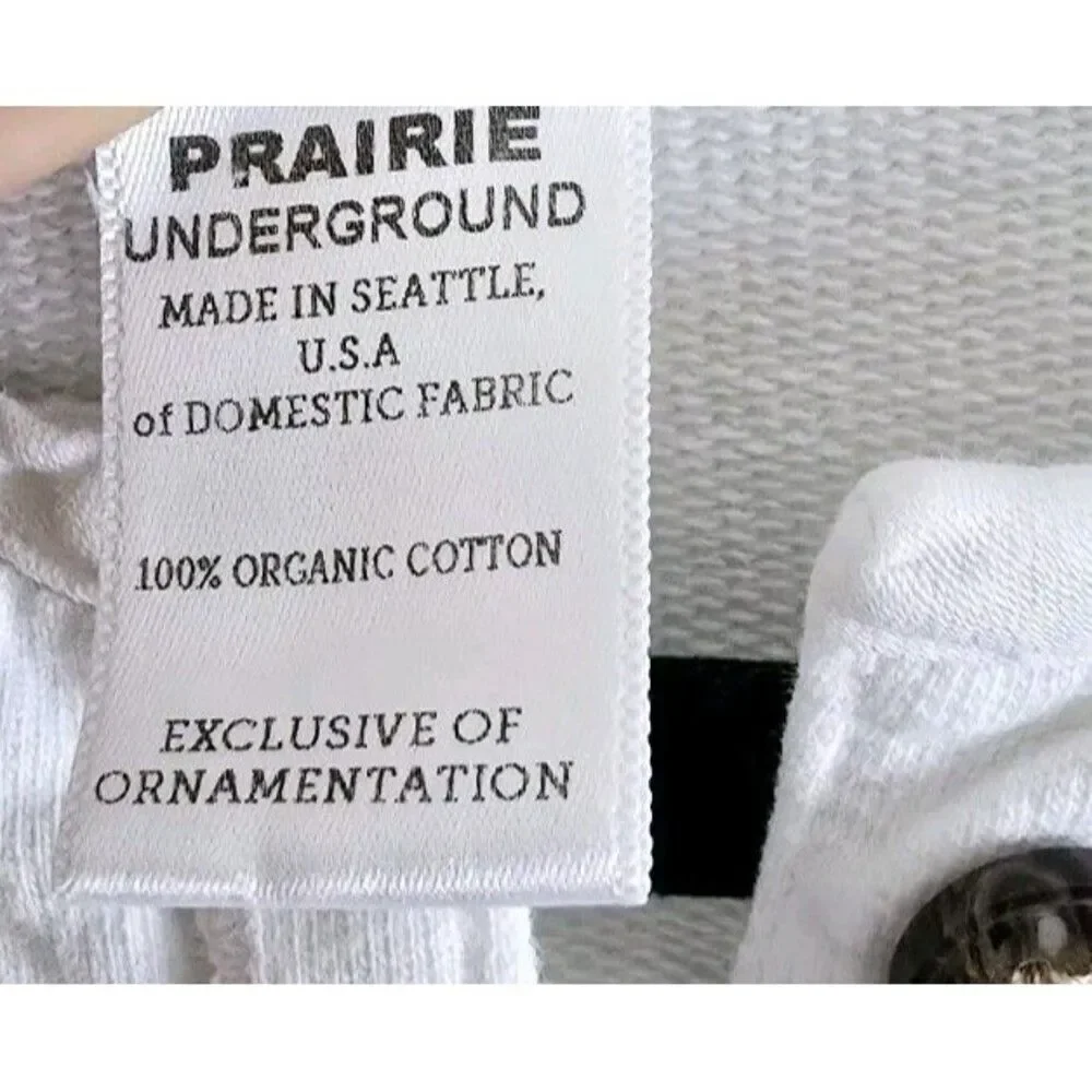Prairie Underground Shirt Womens XS Tunic Button Pocket Boho Organic Cotton